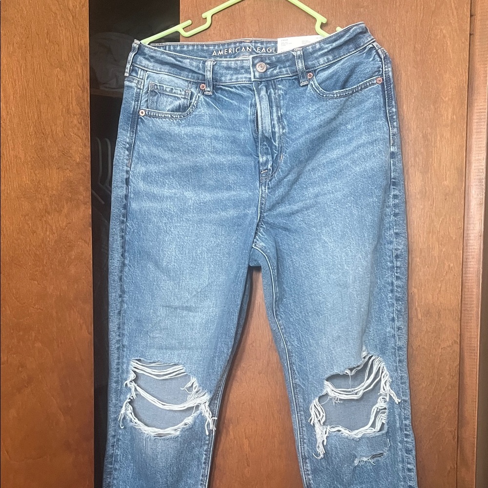 American Eagle Outfitters Blue Straight Leg Jeans